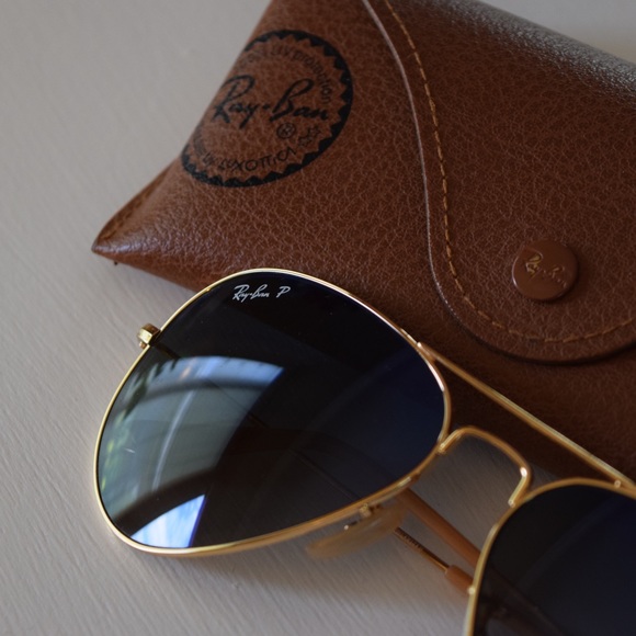 REAL RayBan Polarized Classic Aviator style womens main image 7
